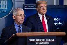 Trump amenaza con despedir a Fauci después de las elecciones