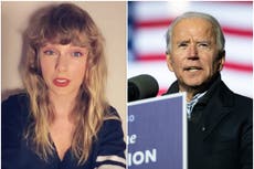 Taylor Swift muestra su apoyo a Biden y pide a fans salir a votar