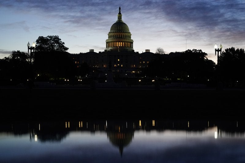 El Capitolio la mañana de la jornada electoral, el martes 3 de noviembre de 2020, en Washington.