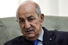 Presidente de Argelia fue hospitalizado por coronavirus