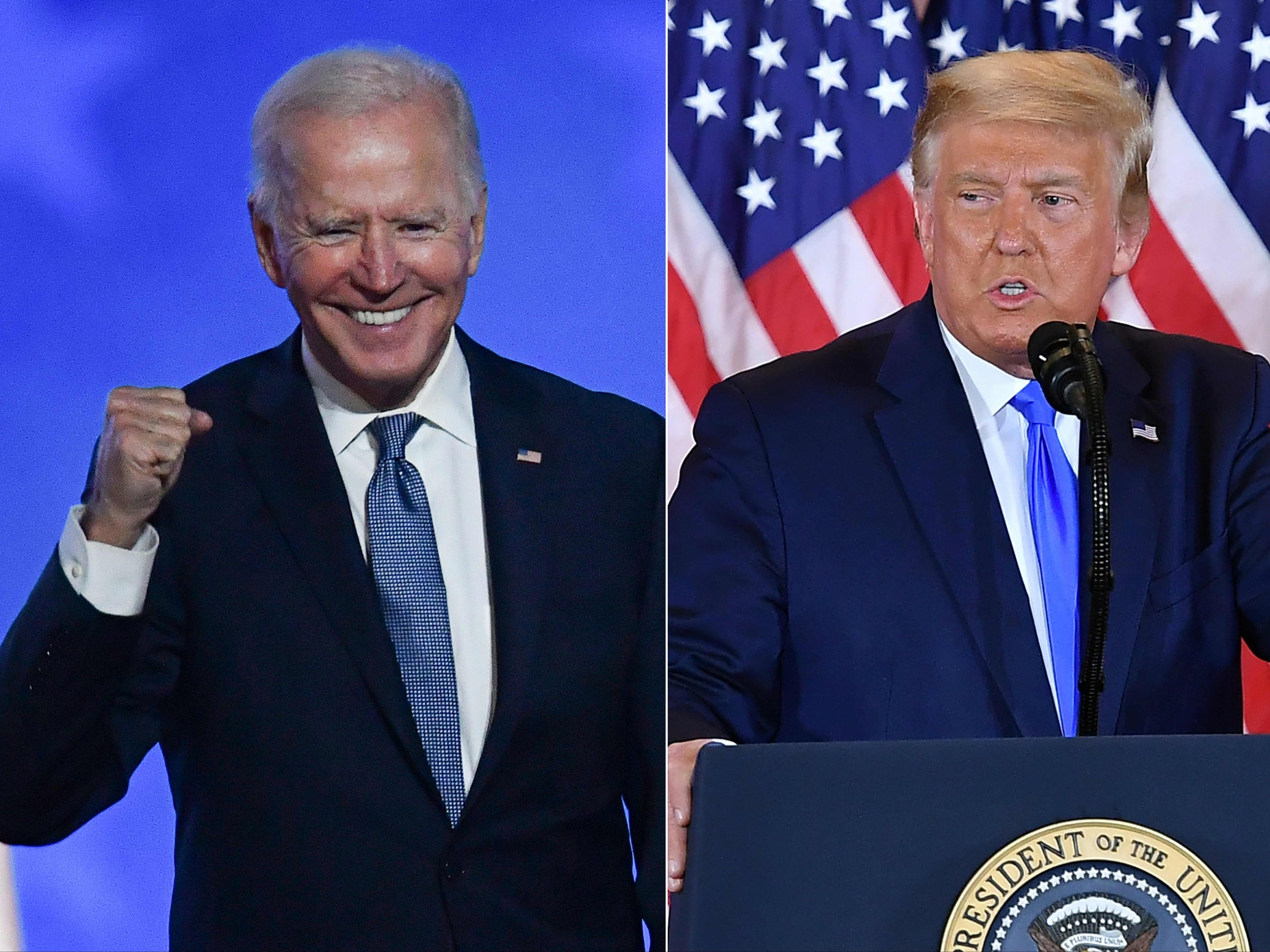 ¿Cuáles son los caminos de Trump y Biden hacia la victoria?