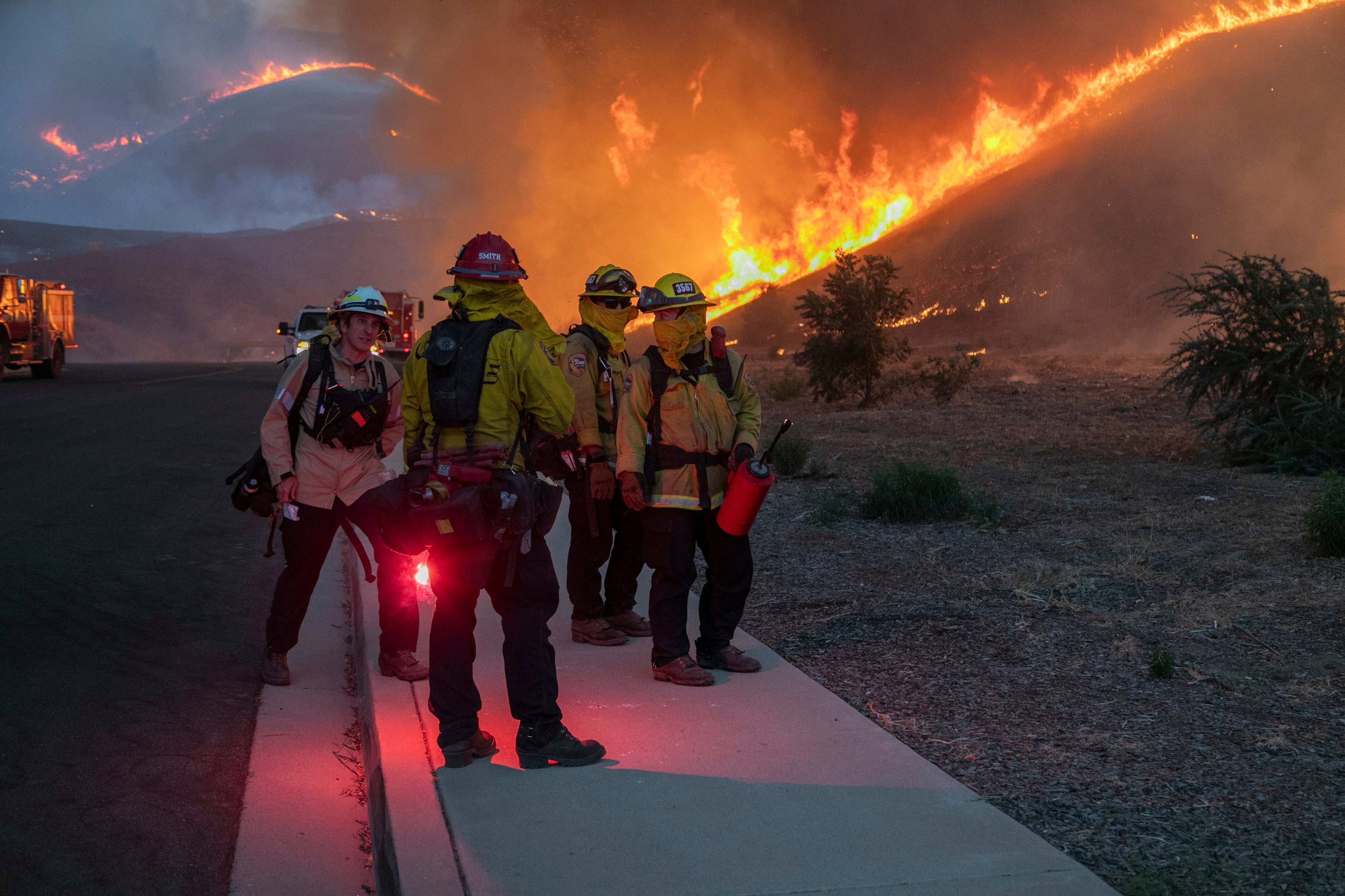 Incendios forestales en California.