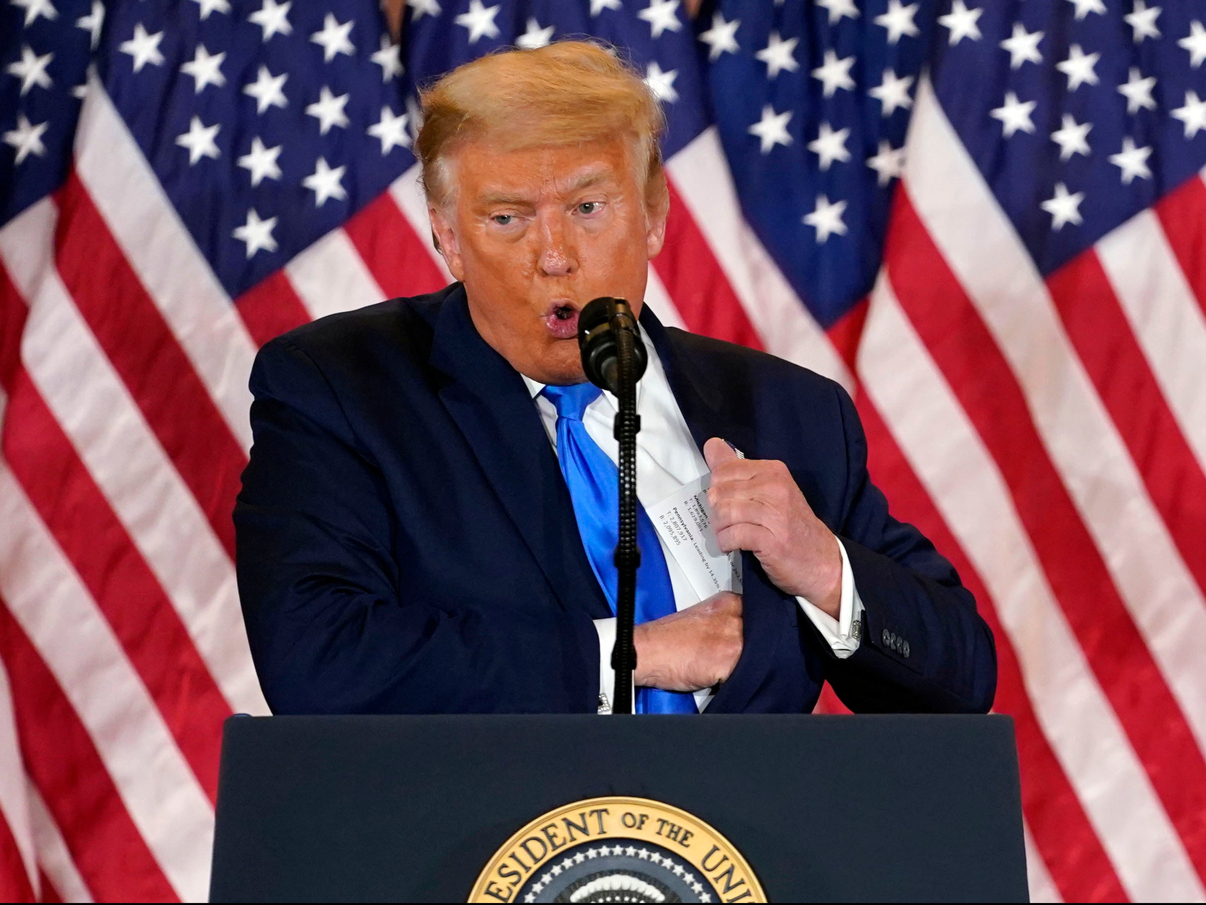 Trump se lanza en Twitter contra el proceso de conteo de votos