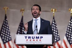 Trump Jr pide iniciar una guerra por los resultados de la elección
