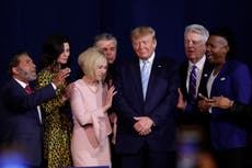 Evangélicos respaldan a Donald Trump incluso en la derrota
