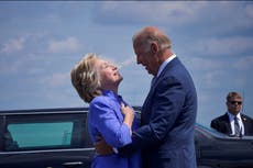 Hillary Clinton celebra la victoria de Joe Biden y Kamala Harris