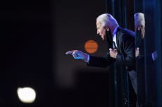Biden se acerca a los partidarios de Trump en su discurso de victoria