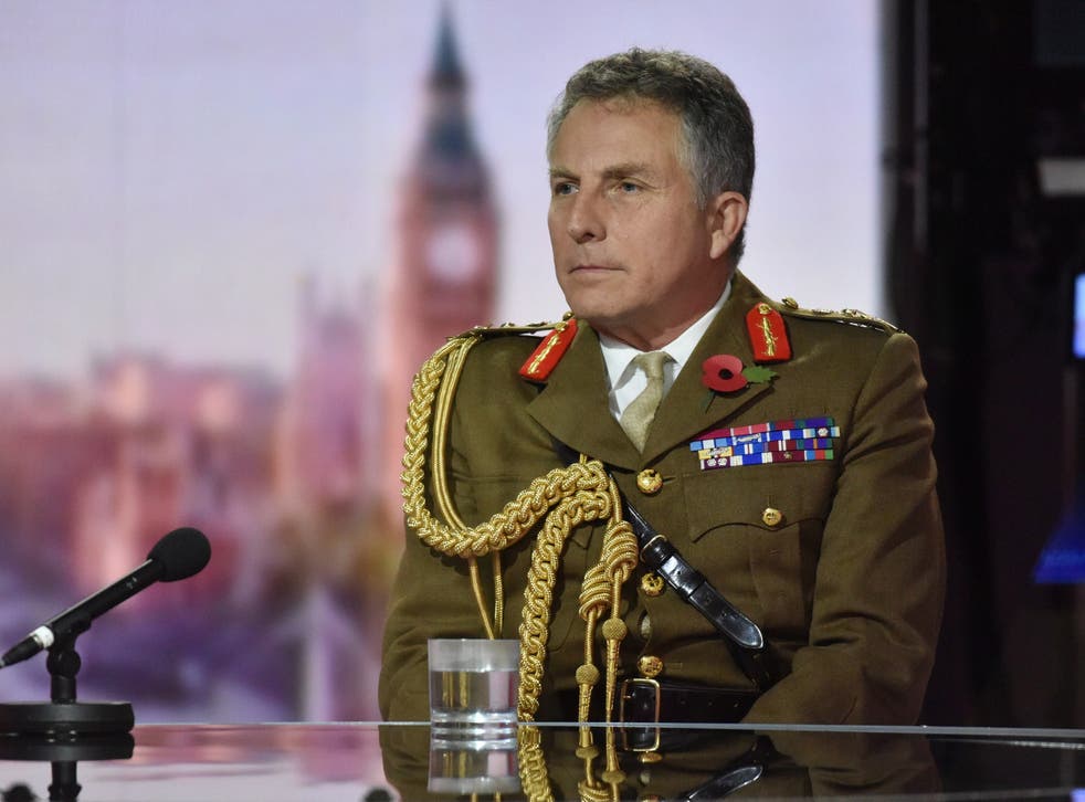 <p>El general Sir Nick Carter apareció en el programa Andrew Marr de la BBC.</p>