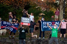 Así recibieron a Trump en la Casa Blanca tras sus días de golf