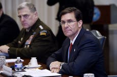 Trump despide al secretario de Defensa Mark Esper
