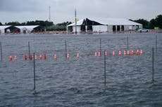 Eta daña estadio en Florida usado para pruebas de COVID-19