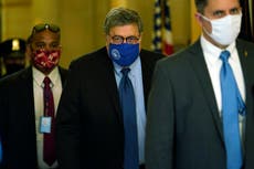 William Barr descarta que haya habido un fraude electoral