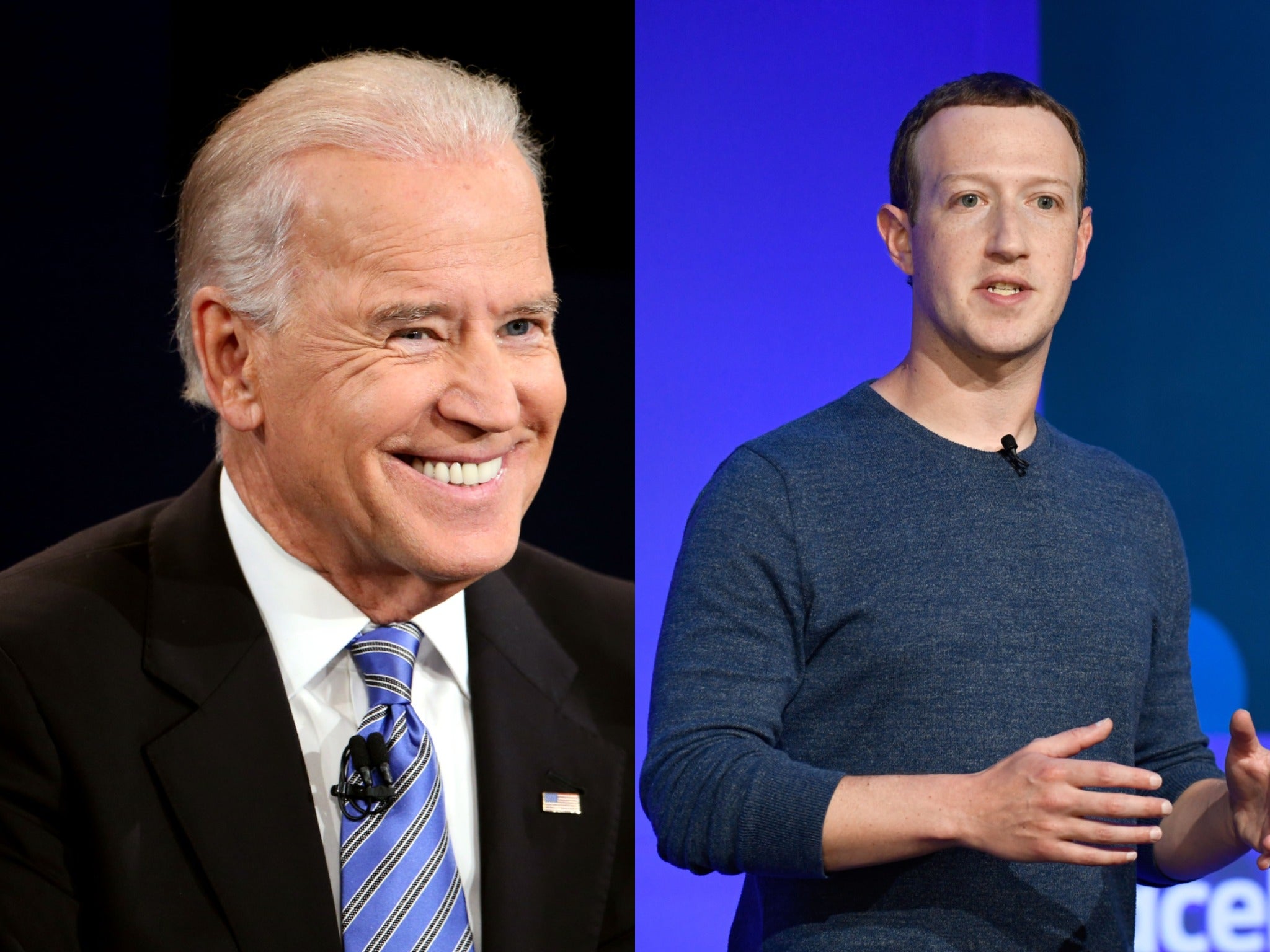 <p>Biden ha dejado en claro su animadversión hacia Mark Zuckerberg y Facebook</p>