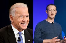 Mark Zuckerberg reconoce la victoria electoral de Biden en un correo