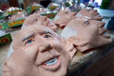 Empresa japonesa experimenta aumento de ventas en máscaras de Biden