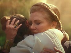 Nuevas imágenes de Star Wars muestran a Carrie Fisher detrás de cámara