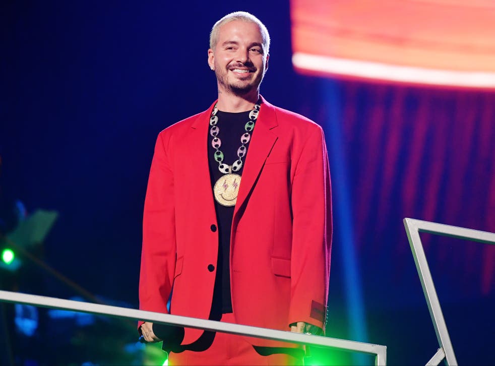 J Balvin durante los Premios Spotify 2020 el 5 de marzo de 2020 en la Ciudad de México, México
