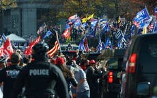Trump es aclamado a su paso por la marcha “Million MAGA March” en DC