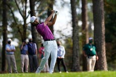 Dustin Johnson es el líder solitario en el Masters 