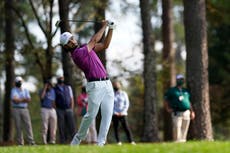 Dustin Johnson es el líder solitario en el Masters