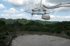 Telescopio en Puerto Rico en riesgo de colapsar