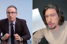 Adam Driver confronta a John Oliver en un divertido sketch