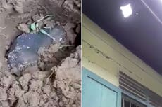 Hombre se vuelve millonario después de que un meteorito cayera en su techo