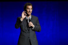 Matthew McConaughey afirma que considera emprender una carrera en la política