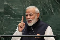 Video de primer ministro indio rechazando una máscara se vuelve viral