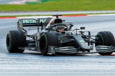 Lewis Hamilton domina la primera práctica del GP de Baréin