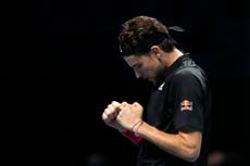 Thiem se impone a Djokovic en semis de Copa Masters