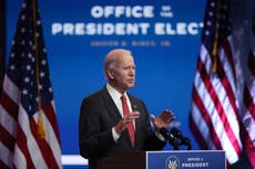 Ceremonia de toma de protesta de Biden será reducida