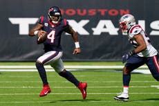 Deshaun Watson luce en victoria de los Texans ante Patriots