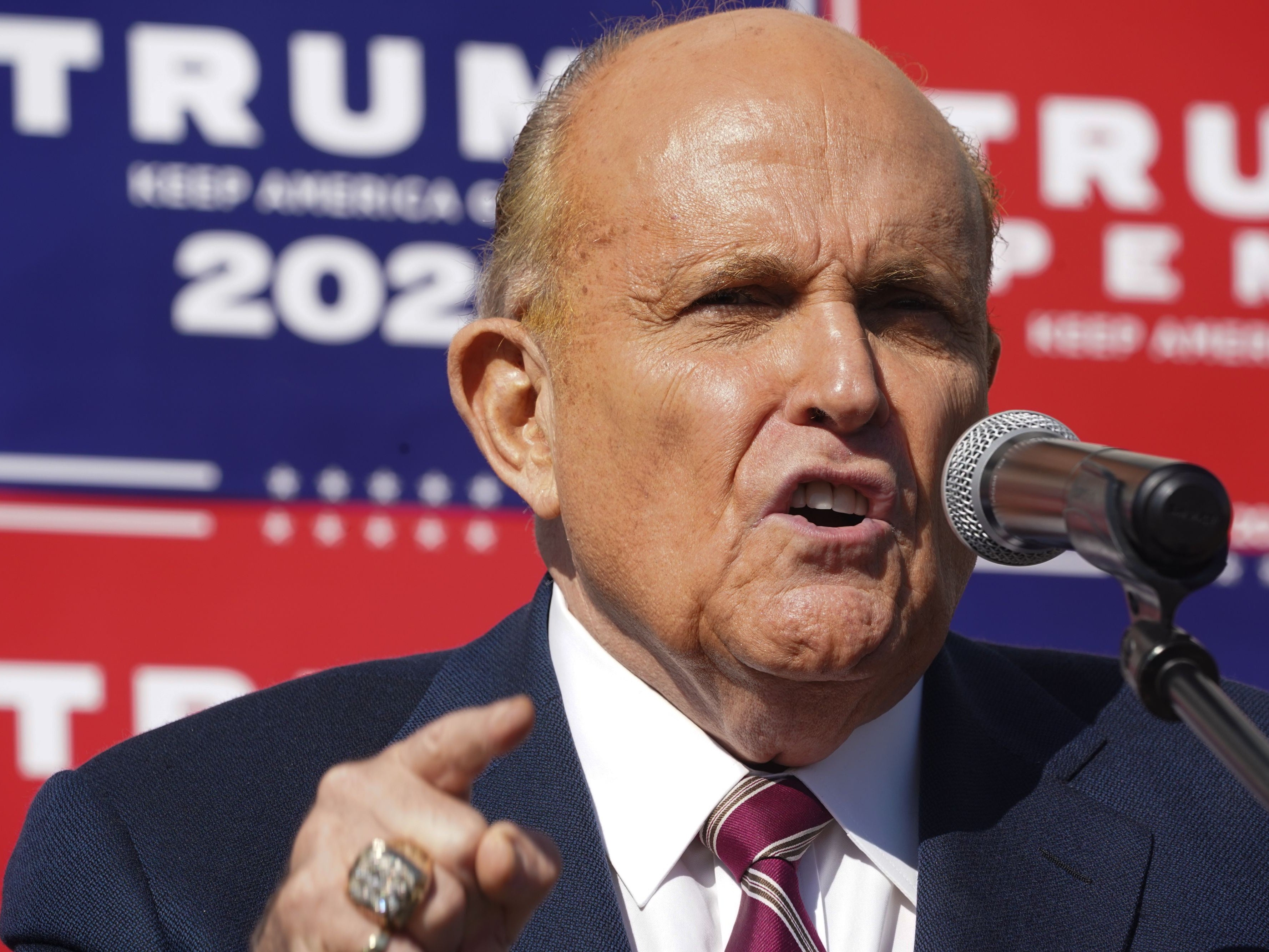 El abogado del presidente, Rudy Giuliani