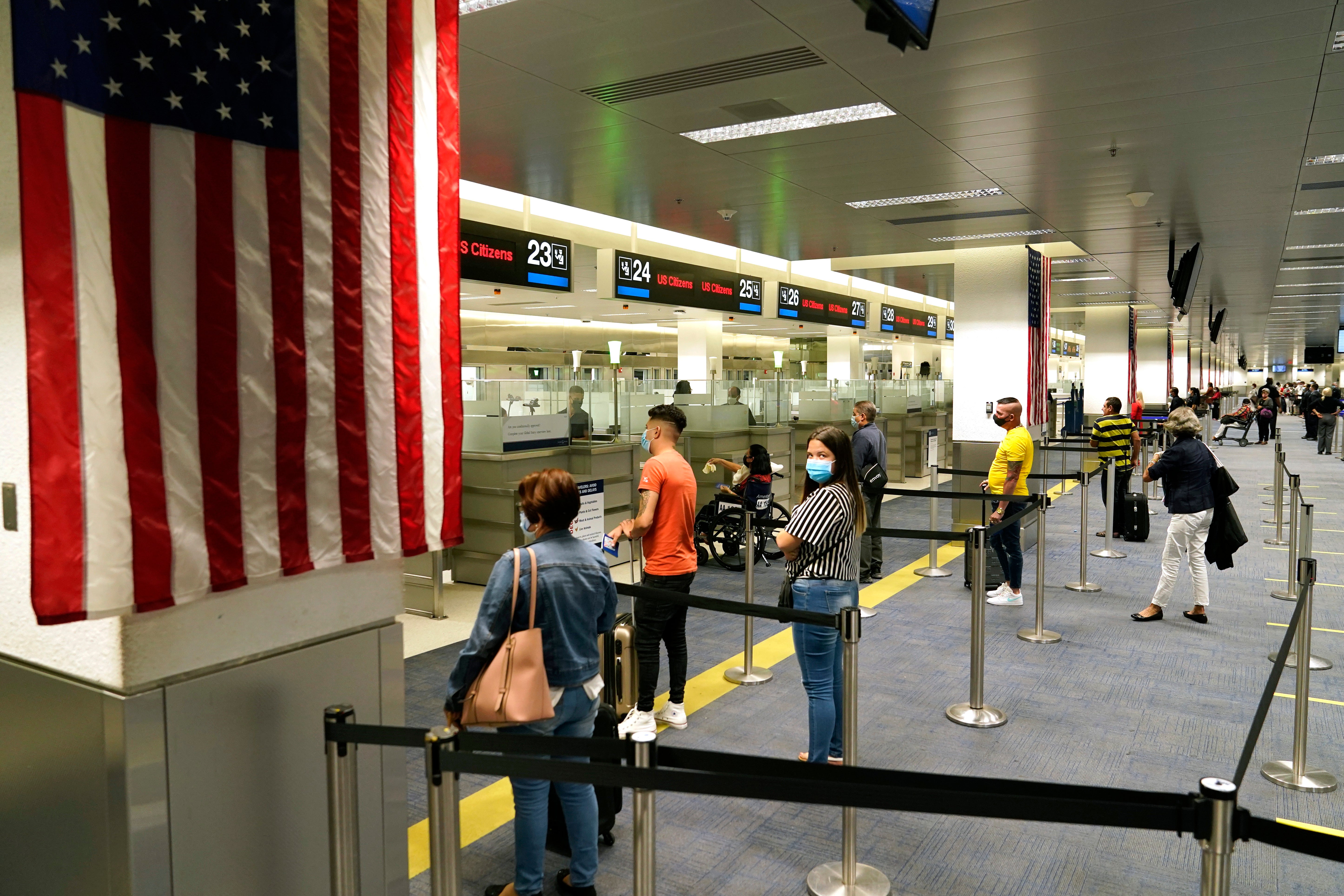 Se registró la mayor afluencia de pasajeros en los aeropuertos de Estados Unidos desde el pasado mes de marzo