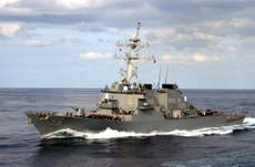 Rusia expulsa de sus aguas a buque de guerra estadounidense 