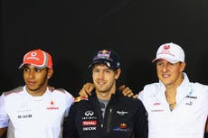 Vettel lanza dardo a Hamilton: “Schumacher sigue siendo el mejor”