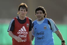 Así fue la “agridulce” relación entre Maradona y Messi