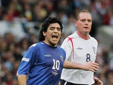 Exjugador de Inglaterra cuenta sus anécdotas junto a Diego Maradona