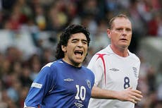 Exjugador de Inglaterra cuenta sus anécdotas junto a Diego Maradona