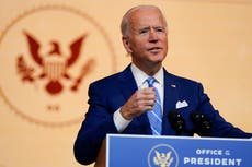 “Estamos en guerra con el virus, no entre nosotros”: Biden