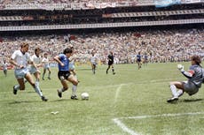 Diego Maradona todavía vive en la cabeza de muchos ingleses