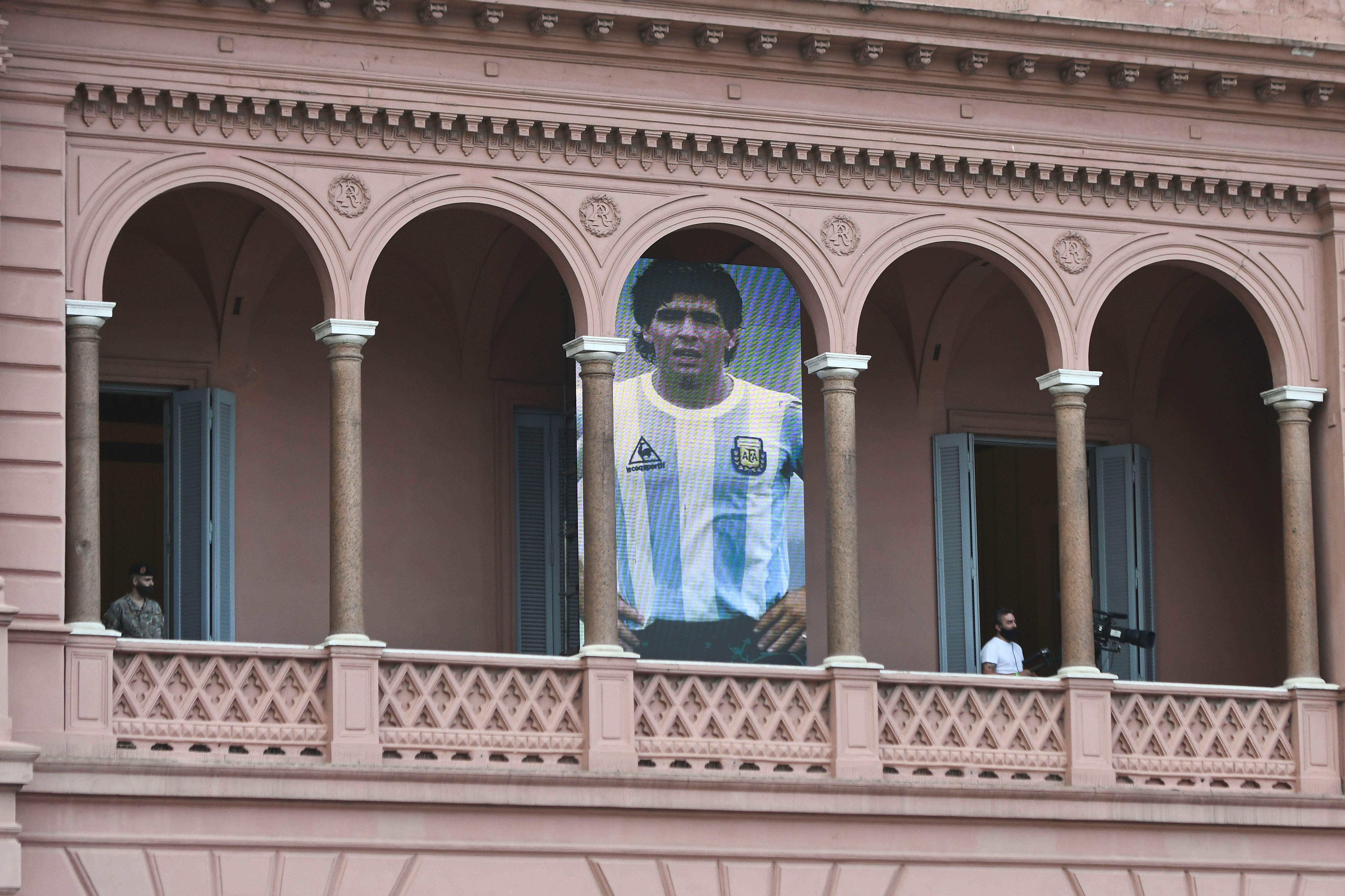 Despiden a Diego Armando Maradona en la Casa Rosada, Argentina (Photo by Rodrigo Valle/Getty Images)