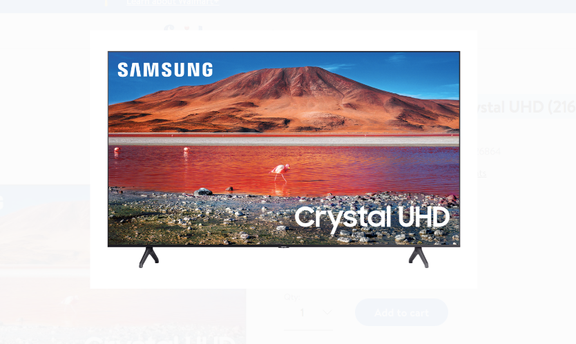 Product image for Samsung - 75” Class 7 Series LED 4K UHD Tizen Televisión Smart