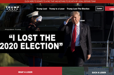 Comediantes se burlan de Trump en un sitio web falso