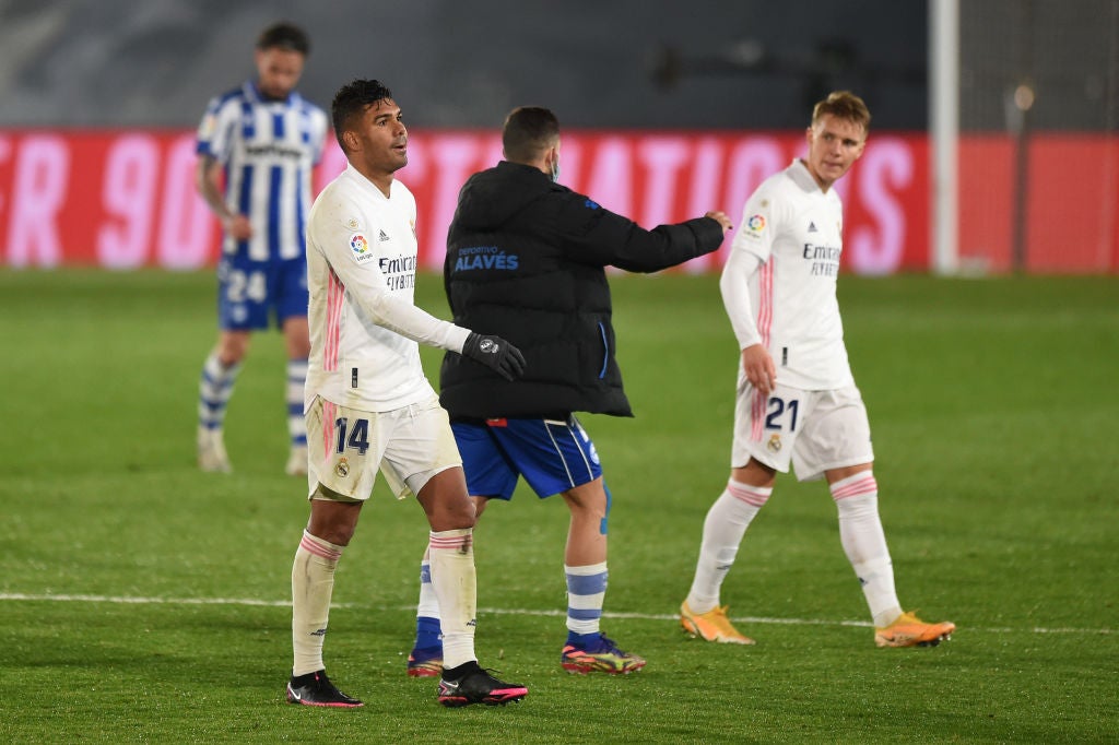 Real Madrid estuvo cerca de rescatar el empate en los minutos finales del juego