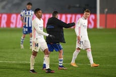 ¡Mal y de malas! Real Madrid tropieza ante Alavés