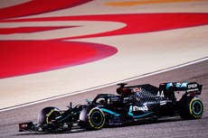 F1: Hamilton se lleva la victoria en un accidentado GP de Bahréin