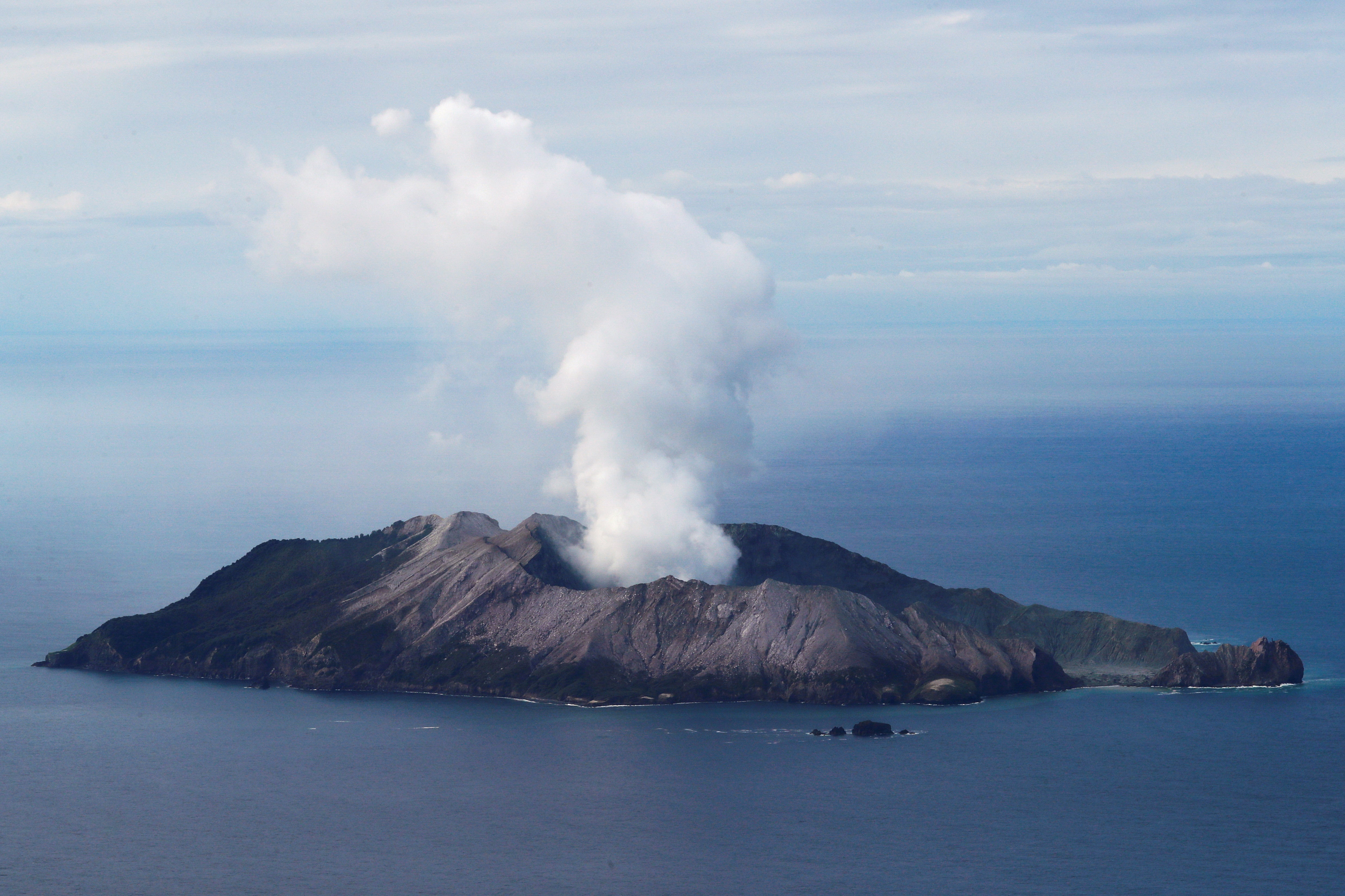 Whakaari, también conocido como volcán White Island.