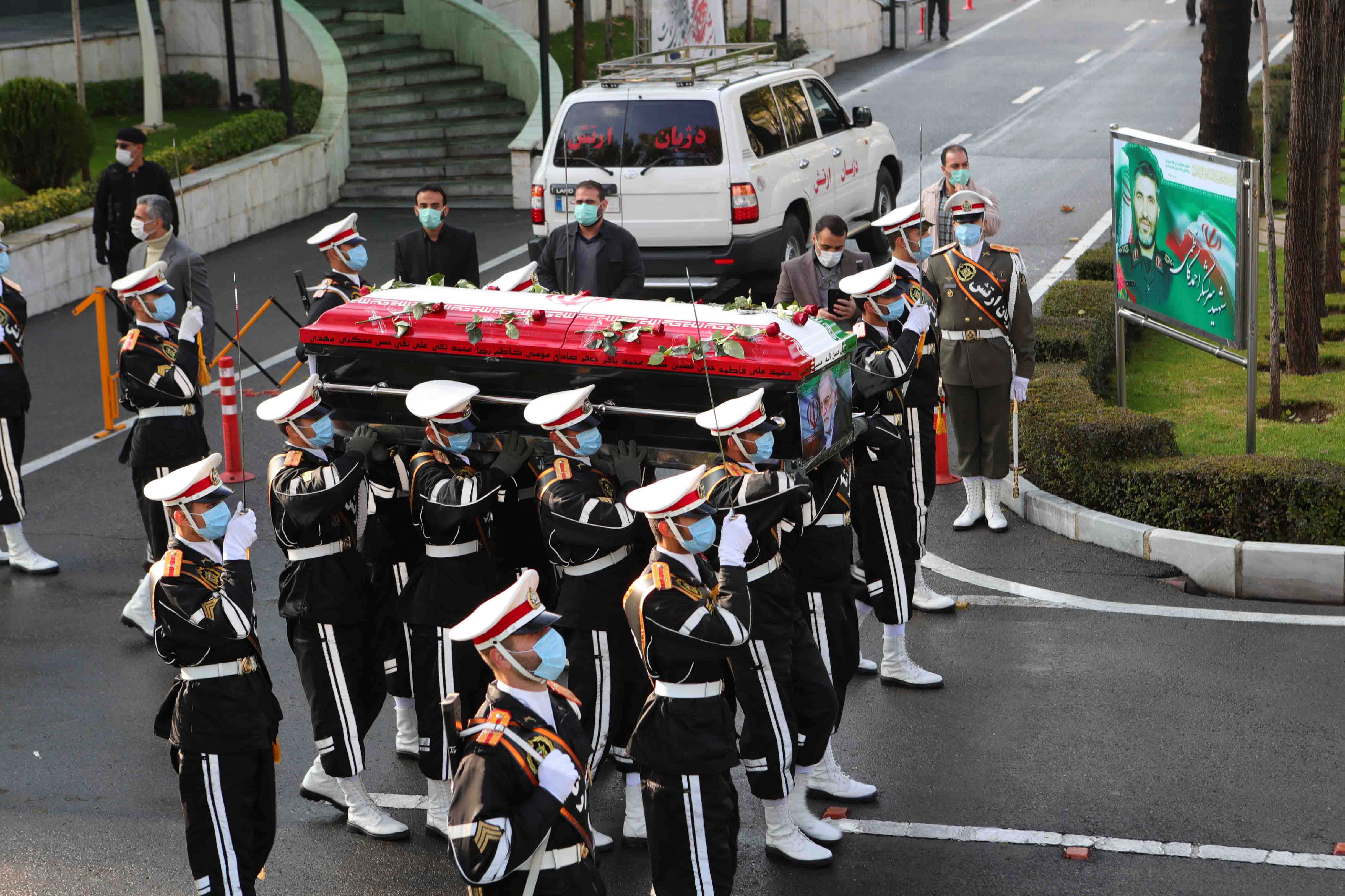 Este lunes fue el funeral de Mohsen Fakhrizadeh